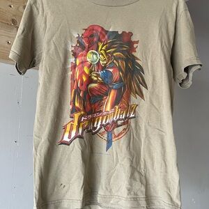 Dragon Ball Z Tan Graphic T-Shirt youth large 2002